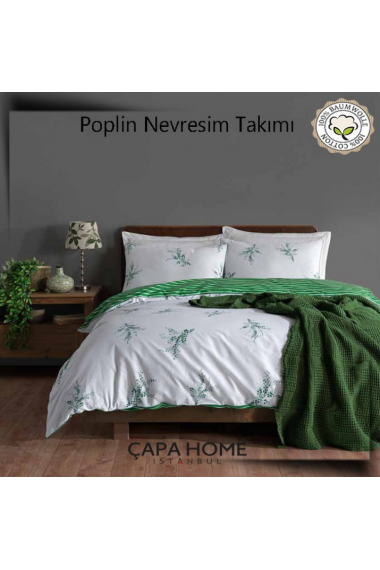 Çapa Home Poplin Nevresim Takımı %100 pamuk
